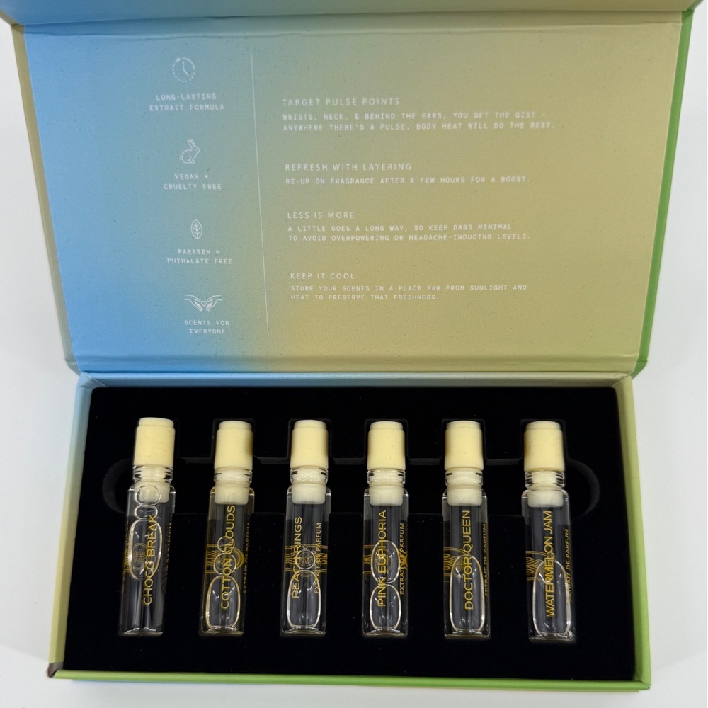 Oakcha Candy Collection Extrait de Parfum Discovery Set 6 x 2ml Sample Kit